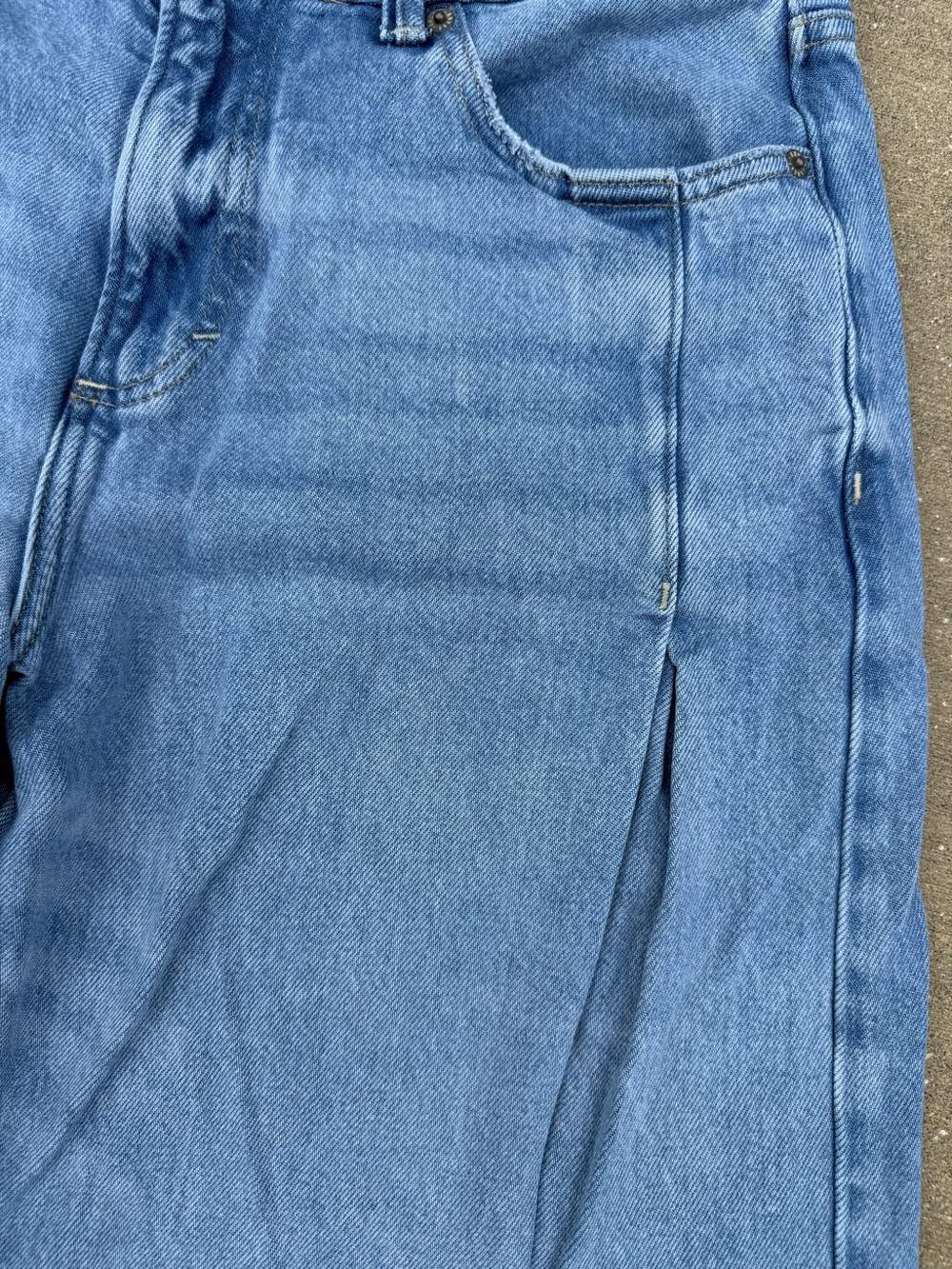 Lucky Brand The Palazzo Wide Leg Jeans Light Wash Tencel Blend Size 10 or 30 - Picture 7 of 15